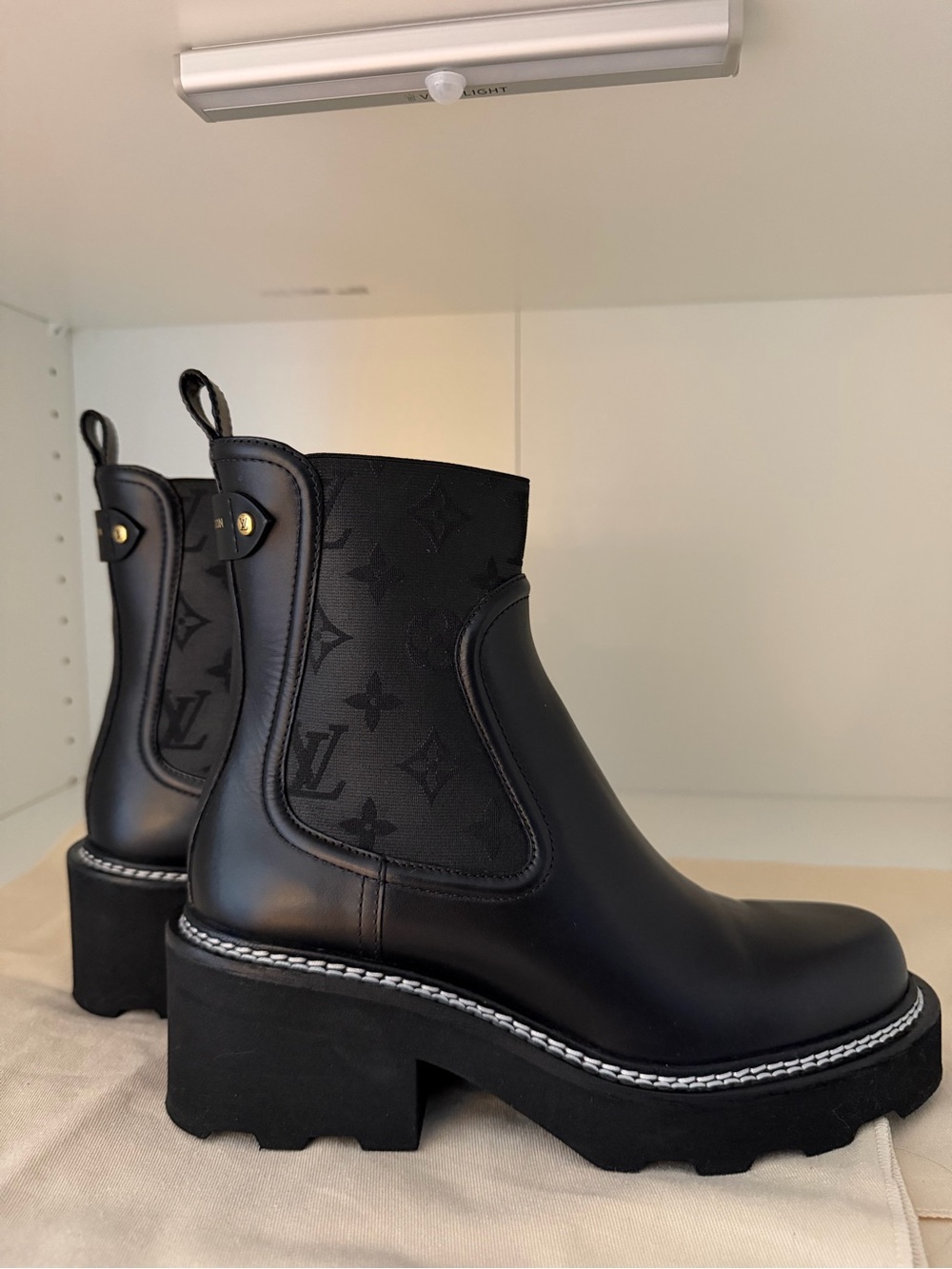Louis Vuitton Beaubourg chelsea boots black 7 - Picture 4 of 6